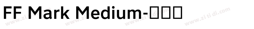 FF Mark Medium字体转换